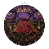 不気味なマンション階段 ダーツボード (正面)