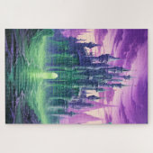 不気味なマンシ幽霊のよく出るョン |ハッピーハローウィン ジグソーパズル (横)