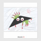 不気味なモンスターハロウィーン シール (シート)