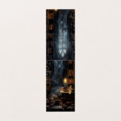 不気味なライブラリ折り畳みブックマーカー 名刺 (外部フラット)