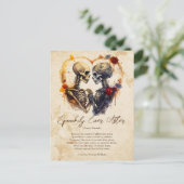 不気味なラブアフターラブロマンスハロウィーン ポストカード (スタンド正面)