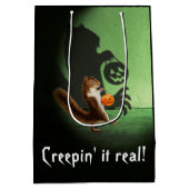 不気味なリスの影 ミディアムペーパーバッグ (裏面)