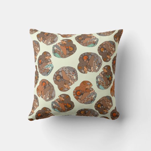 不気味なリス クッション (裏面)