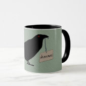 不気味なワタリガラスのマグ マグカップ (正面右)