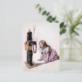 不気味なヴィンテージクランパスハガキ ポストカード (スタンド正面)