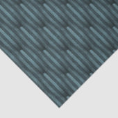 不気味なヴィンテージゴシックブラック&ブルーパターストライプのン 薄葉紙 (詳細)