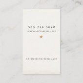 不気味なヴィンテージスカル 名刺 (裏面)