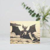 不気味なヴィンテージヴァンパイアオンサマービーチ ポストカード (スタンド正面)