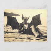 不気味なヴィンテージヴァンパイアオンサマービーチ ポストカード (正面)