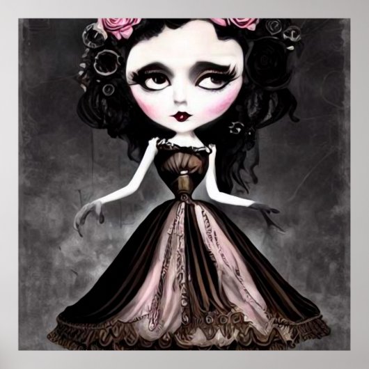 不気味なヴィンテージ人形 ポスター (正面)