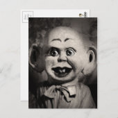 不気味なヴィンテージ人形 ポストカード (正面/裏面)