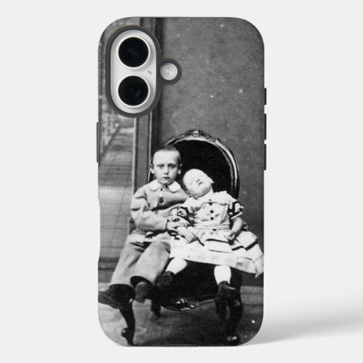 不気味なヴィンテージ兄弟の肖像 Case-Mate iPhoneケース (裏面)