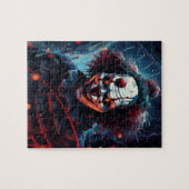 不気味なヴィンテージ時間ピエロ ジグソーパズル (横)