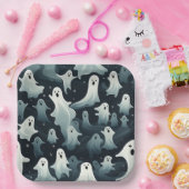 不気味な不気味なスナックハロウィーンスクエア ペーパープレート (パーティー)