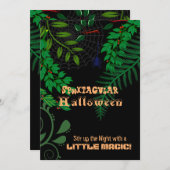 不気味な不気味なダークナイトハロウィーンの緑 (正面/裏面)