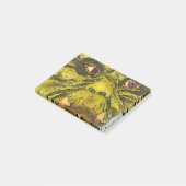 不気味な亀のモンスターブラックアウトライン漫画 ポストイット (アングル)