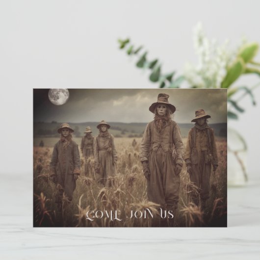 不気味な人々ハローウィンパーティ招待状 招待状 (スタンド正面)