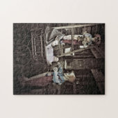 不気味な人形と怖いピエロ ジグソーパズル (横)