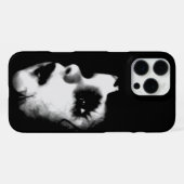 不気味な人形の顔 COOL iPhoneケース (裏面横)