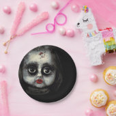 不気味な人形幽霊のよく出るハロウィーン ペーパープレート (パーティー)