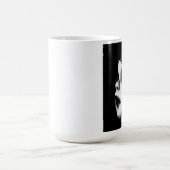 不気味な人形顔 カッコいい コーヒーマグカップ (中央)