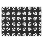 不気味な人形顔 テーブルクロス (正面(横))