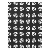 不気味な人形顔 テーブルクロス (正面)