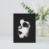 不気味な人形顔 ポストカード (スタンド正面)