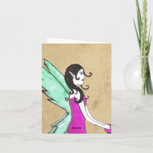 不気味な人形 カード (裏面)