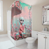 不気味な人形 シャワーカーテン (インサイチュ)