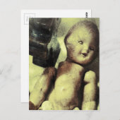 不気味な人形 ポストカード (正面/裏面)
