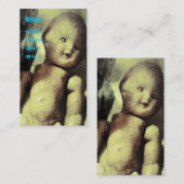 不気味な人形 名刺 (正面/裏面)