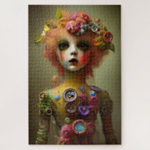 不気味な人形 – 難しいヴィンテージハロウィーン