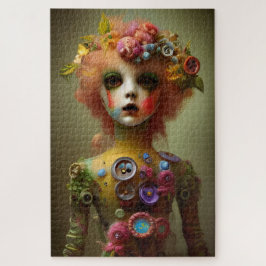 不気味な人形 – 難しいヴィンテージハロウィーン ジグソーパズル