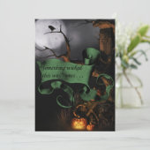 不気味な何か邪悪なハロウィーン招待状 招待状 (スタンド正面)