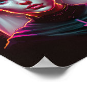 不気味な修道女のポスター – サイバーパンク ポスター (角)