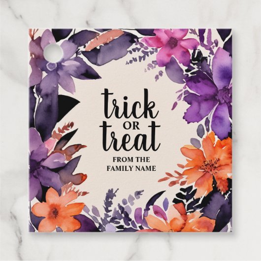 不気味な優雅さ ハロウィン フラワー リース コレクション フェイバータグ (正面)