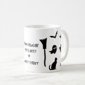 不気味な出会いと挨拶オン幽霊通り コーヒーマグカップ (正面右)