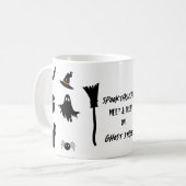 不気味な出会いと挨拶オン幽霊通り コーヒーマグカップ (正面左)