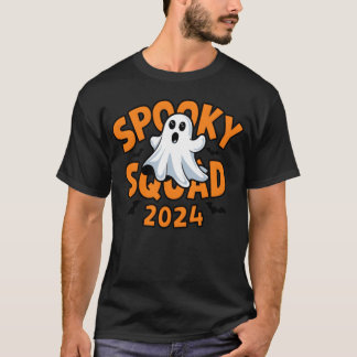 不気味な分隊ハロウィーン2024家族 Tシャツ