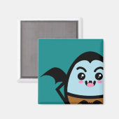 不気味な卵ドラキュラ – ハロウィーン マグネット (正面/裏面)