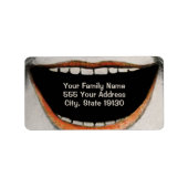 不気味な口 ラベル (正面)