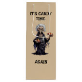 不気味な古い魔女の毒りんご飴 ワインギフトバッグ (正面)