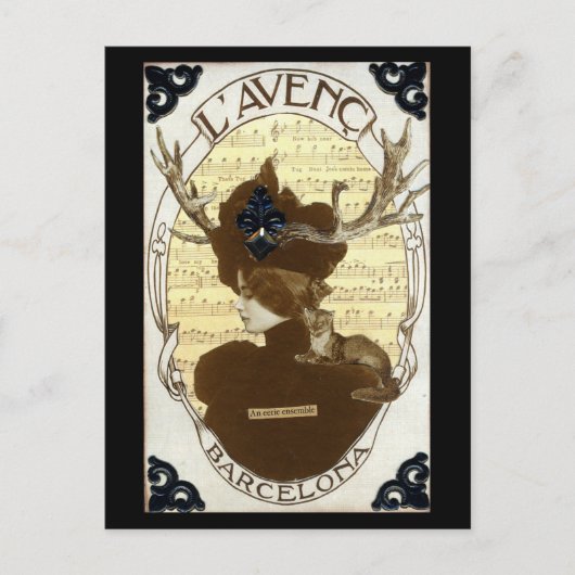 不気味な合奏はがき ポストカード (正面)