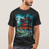 不気味な墓地のそばの屋敷 (1) Tシャツ (正面)