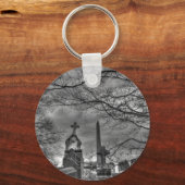 不気味な墓地 キーホルダー (正面)
