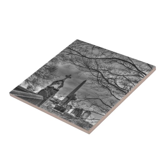 不気味な墓地 タイル (側面)