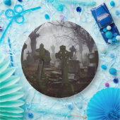 不気味な墓地 ペーパープレート (パーティー)