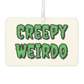 不気味な変人 カーエアーフレッシュナー (裏面)