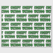 不気味な変人 ラッピングペーパー (フラット)